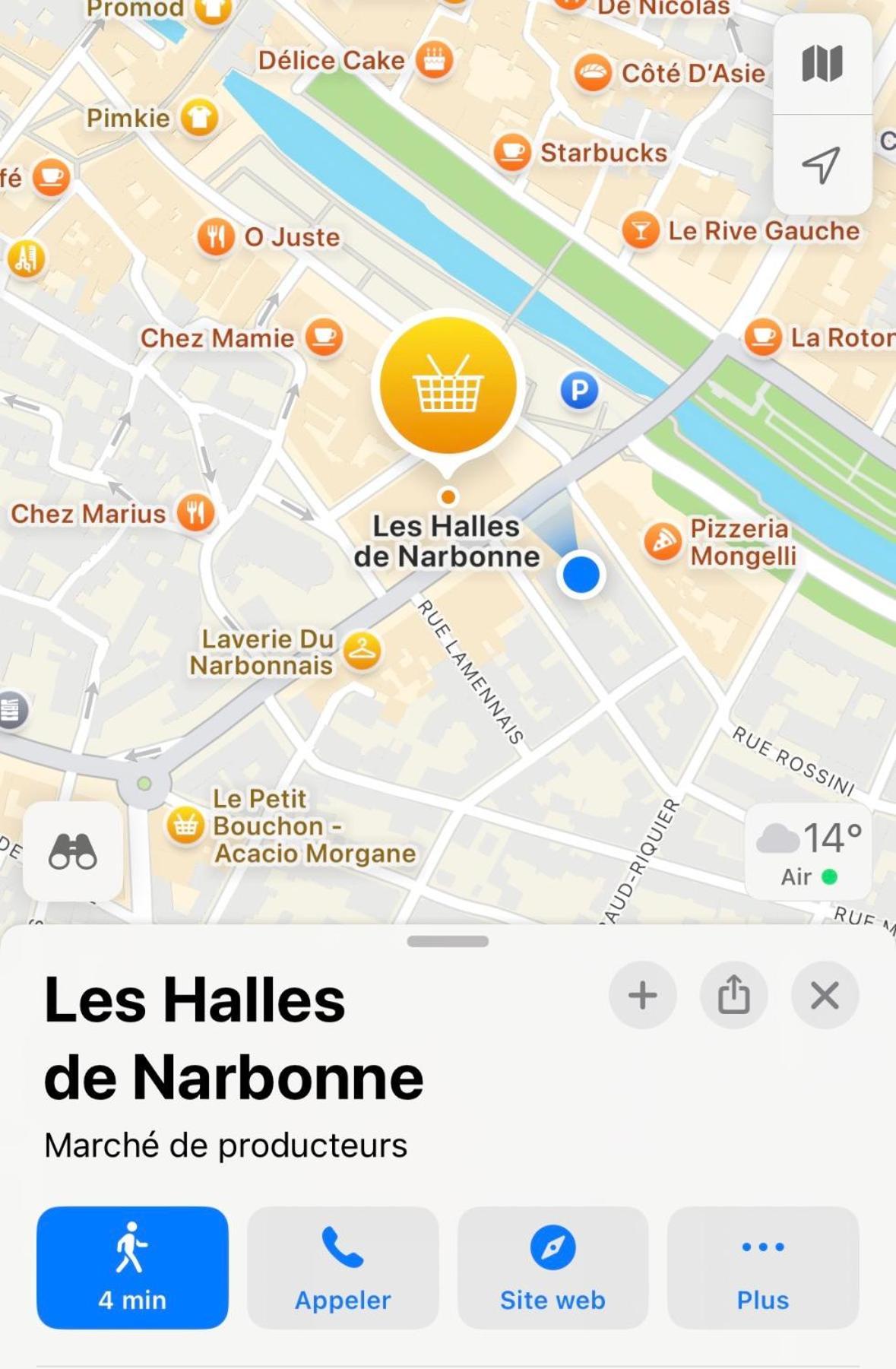 Appartement Les Halles Narbona Esterno foto